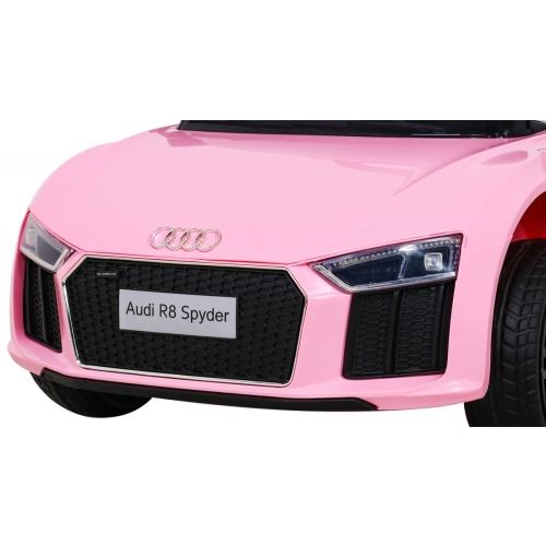 Auto na akumulator Audi R8 Spyder Różowy HL1818